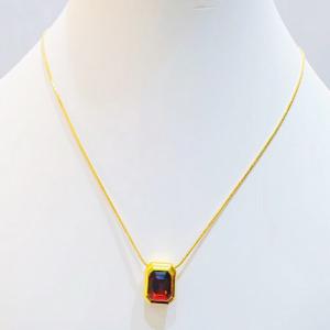 SS Gold-Plating Necklace - KN300659-SXSJ