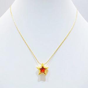 SS Gold-Plating Necklace - KN300663-SXSJ