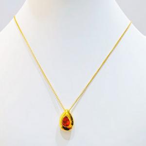 SS Gold-Plating Necklace - KN300678-SXSJ