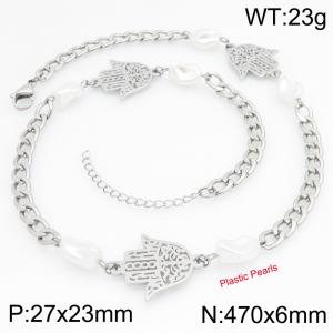Stainless Steel Necklace - KN301175-Z