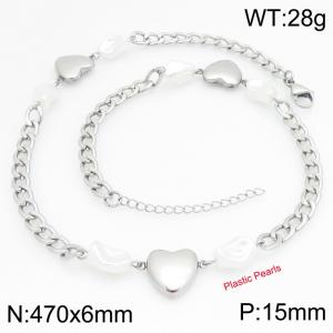 Stainless Steel Necklace - KN301177-Z
