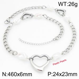 Stainless Steel Necklace - KN301179-Z