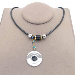 SS Gold-Plating Necklace - KN301234-QY