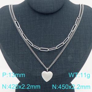Stainless Steel Necklace - KN301518-Z