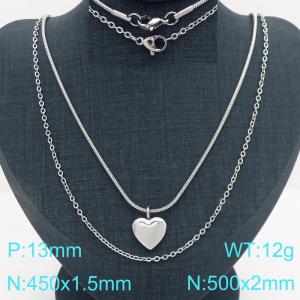 Stainless Steel Necklace - KN301558-Z