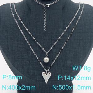 Stainless Steel Necklace - KN301563-Z