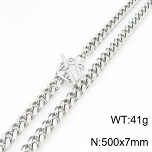 Stainless Steel Necklace - KN302108-Z