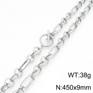 Stainless Steel Necklace - KN302131-Z