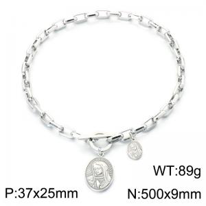 Stainless Steel Necklace - KN302662-Z