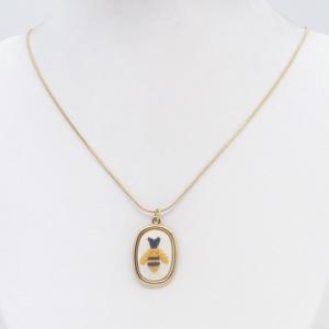 SS Gold-Plating Necklace - KN302845-HM