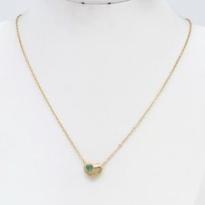 SS Gold-Plating Necklace - KN302862-JW