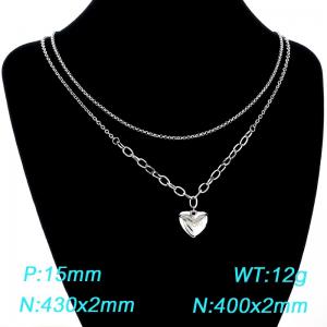 Stainless Steel Necklace - KN303002-Z