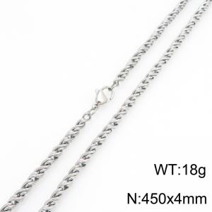 Stainless Steel Necklace - KN303133-Z