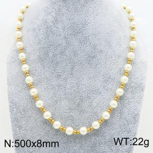 Bead Necklace - KN304085-CQ