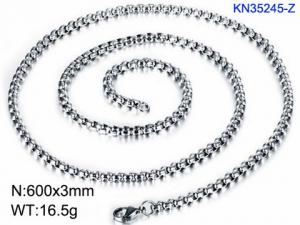 Stainless Steel Necklace - KN35245-Z