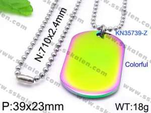 Stainless Steel Necklace - KN35739-Z