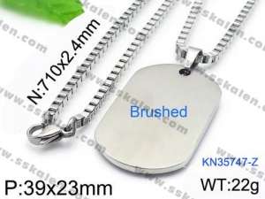 Stainless Steel Necklace - KN35747-Z