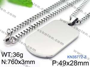 Stainless Steel Necklace - KN35772-Z