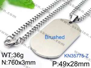 Stainless Steel Necklace - KN35775-Z