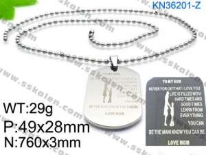 Stainless Steel Necklace - KN36201-Z