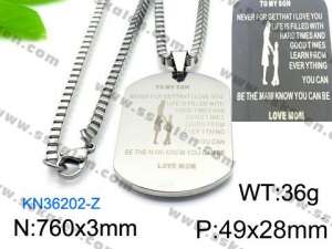Stainless Steel Necklace - KN36202-Z