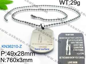 Stainless Steel Necklace - KN36210-Z