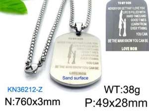Stainless Steel Necklace - KN36212-Z
