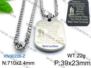 Stainless Steel Necklace - KN36226-Z