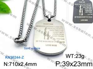 Stainless Steel Necklace - KN36244-Z