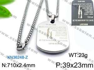 Stainless Steel Necklace - KN36248-Z