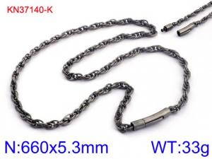 Stainless Steel Necklace - KN37140-K