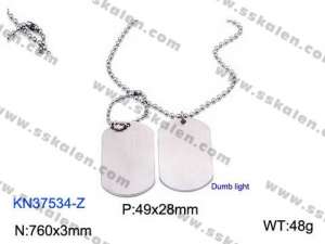 Stainless Steel Necklace - KN37534-Z