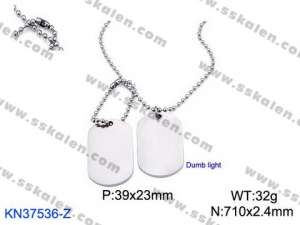 Stainless Steel Necklace - KN37536-Z