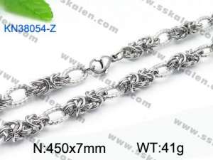 Stainless Steel Necklace - KN38054-Z