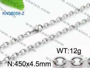Stainless Steel Necklace - KN38059-Z