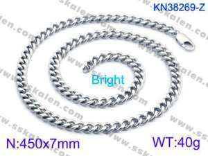 Stainless Steel Necklace - KN38269-Z