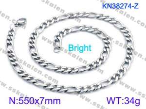 Stainless Steel Necklace - KN38274-Z