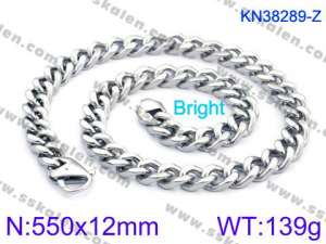 Stainless Steel Necklace - KN38289-Z
