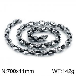 Stainless Steel Necklace - KN38536-BD