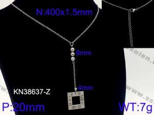 Stainless Steel Necklace - KN38637-Z