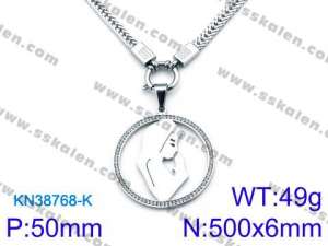 Stainless Steel Necklace - KN38768-K