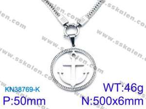 Stainless Steel Necklace - KN38769-K