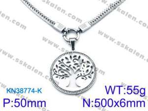 Stainless Steel Necklace - KN38774-K