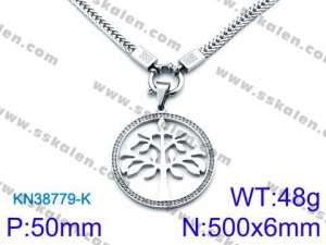 Stainless Steel Necklace - KN38779-K