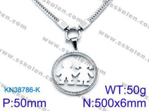 Stainless Steel Necklace - KN38786-K