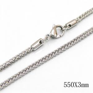 Stainless Steel Necklace - KN6398-D