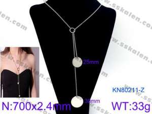 Stainless Steel Necklace - KN80211-Z