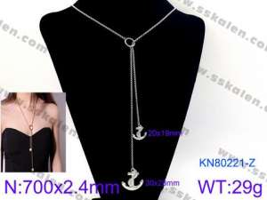 Stainless Steel Necklace - KN80221-Z
