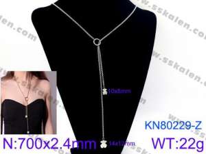Stainless Steel Necklace - KN80229-Z