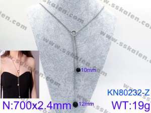 Stainless Steel Necklace - KN80232-Z